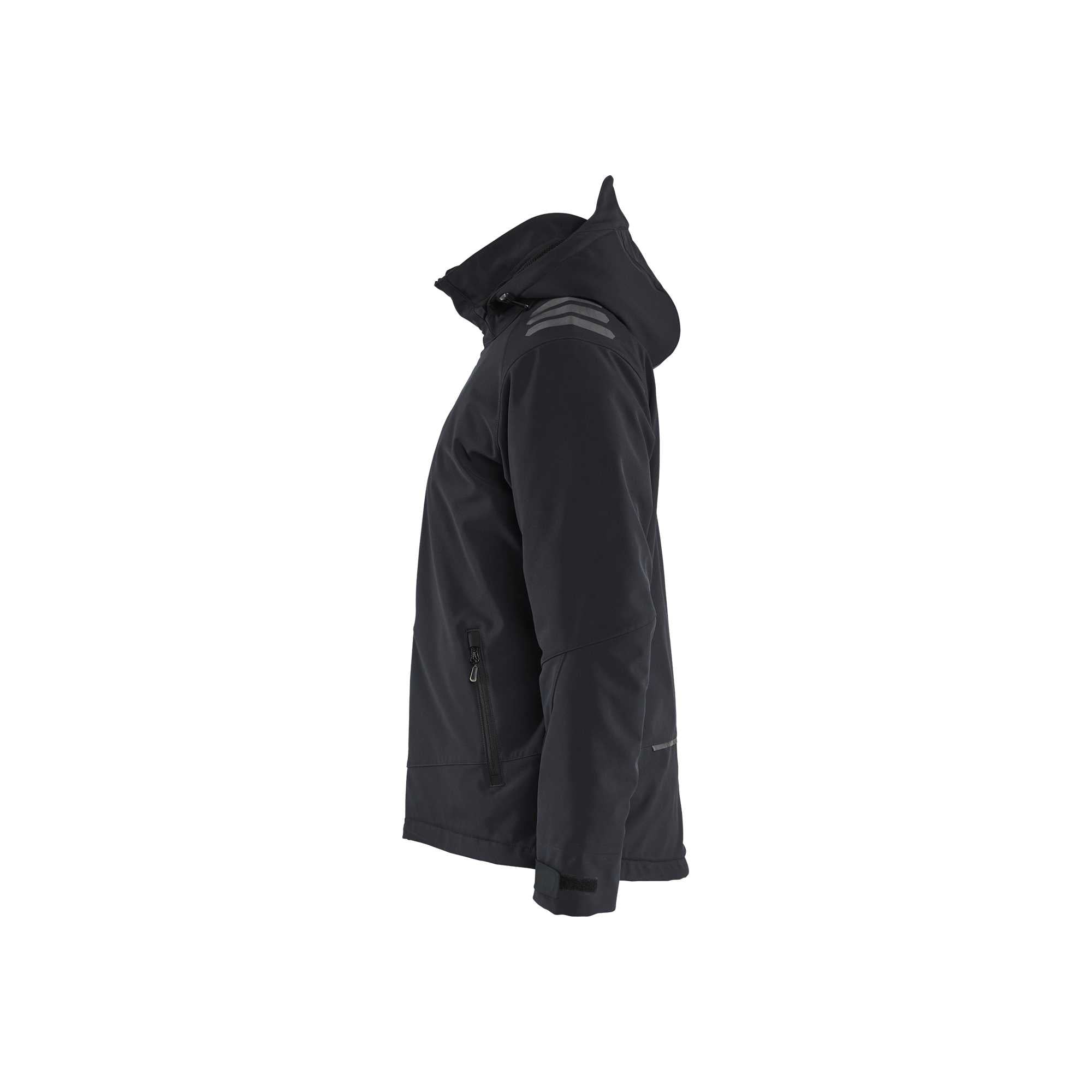 BLAKLADER 47502513 Lightweight Lined Winter Jacket Softshell Hi Vis Reflective Softshell Work Jacket MEN - Waterproof